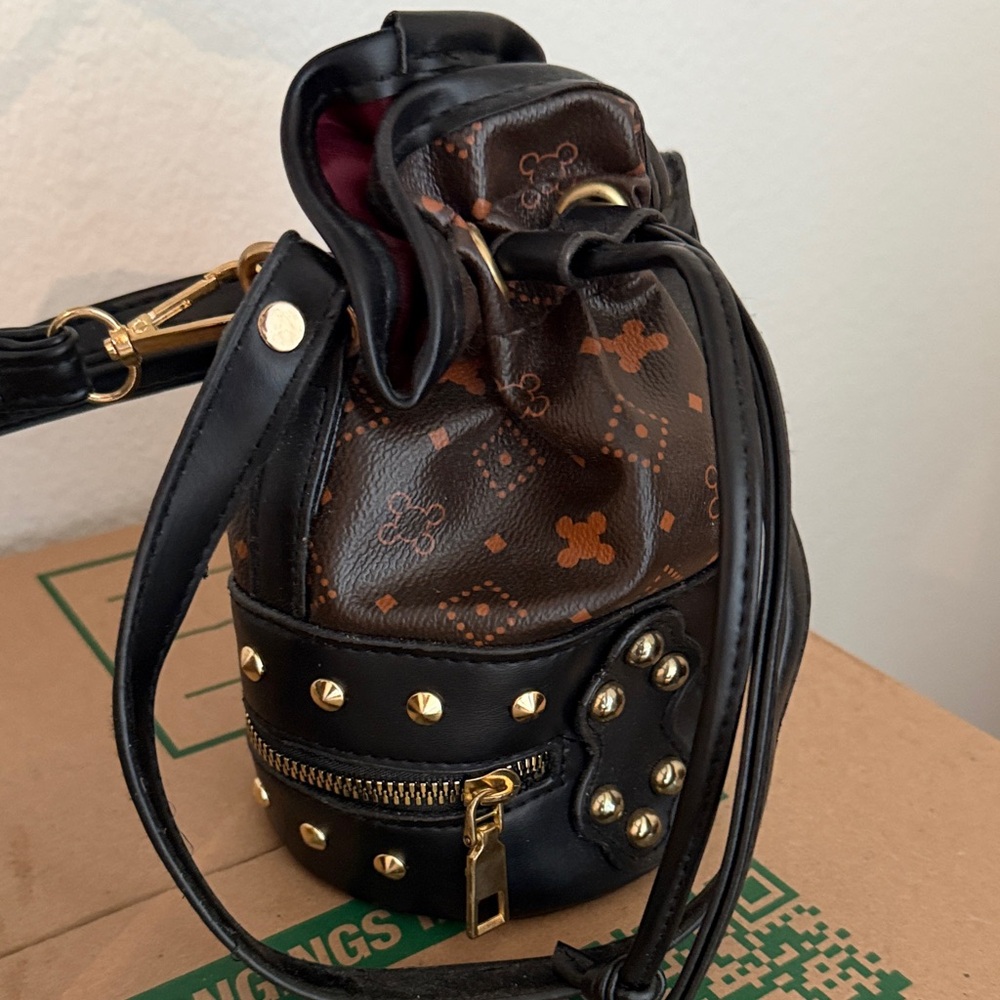 Stylish Black and Brown Women's Bag